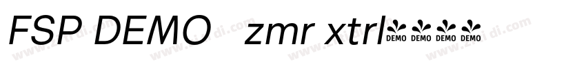 FSP DEMO   zmr xtrl字体转换